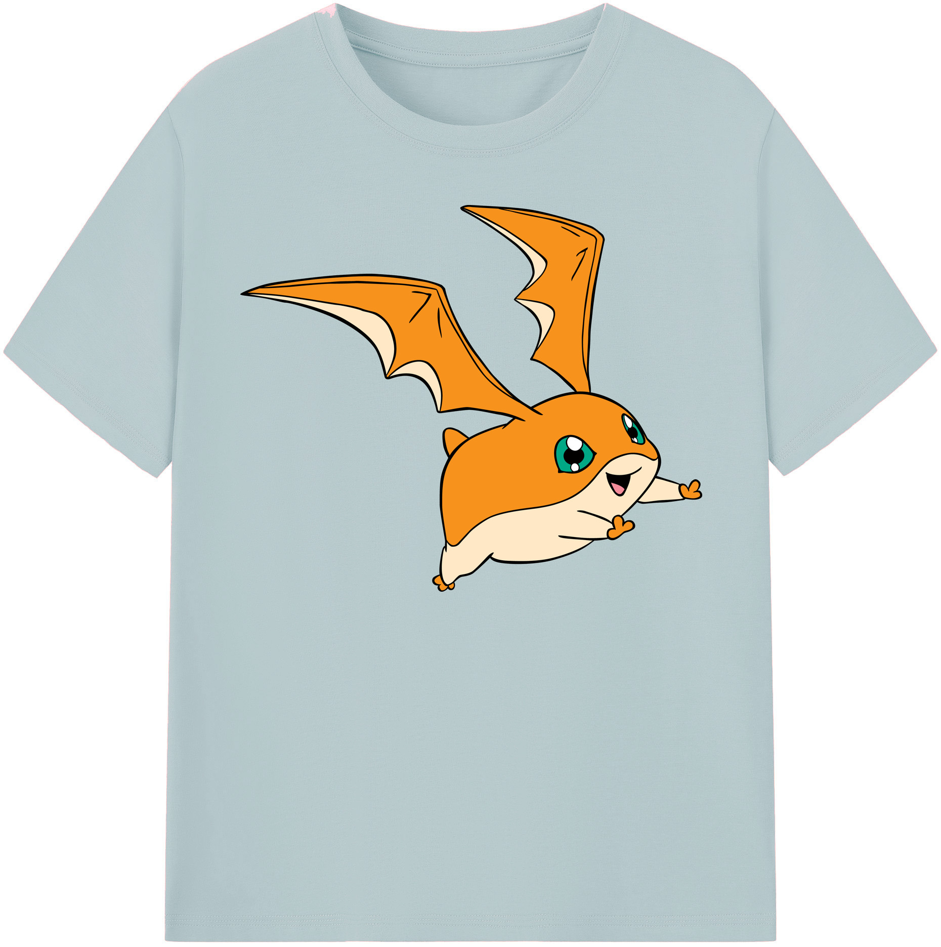 （画像用） Digimon デジタルモンスター/デジモン 綿100％半袖Tシャツ（フロントプリント）